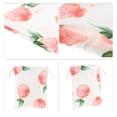 thumbnail image 3 of 1 Pc Bolsa Cosmética de Pomelo para Mujeres, Duradera, con Cierre de Cuerda, para Viajes de Negocios, Algodón Blanco, 3 of 3