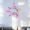 thumbnail image 4 of SIYTUAU Yellow Pink Gradient Rattan Butterfly Garland Artificial Decorative Vine For Walls Balustrades Arch Spring Party Decor B, 4 of 7