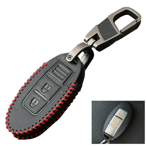 CENL For Nissan for qashqai for x-trail for Alissa Leather Key Fob Case Remote Cover