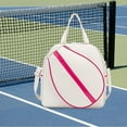 thumbnail image 4 of Almencla Tennis Handbag Portable Badminton Bag with Shoulder Strap Tennis Racket White, 4 of 5