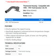 thumbnail image 2 of Thermostat Housing - Compatible with 1990 - 1997 Ford Aerostar 4.0L V6 1991 1992 1993 1994 1995 1996, 2 of 2