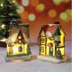 thumbnail image 4 of Weihnachtsdorf Mit Beleuchtung, Weihnachtslaterne Led, Weihnachtsdeko Amerikanisch Lichterkette Weihnachten Basteln Batteriebetrieben, 4 of 5
