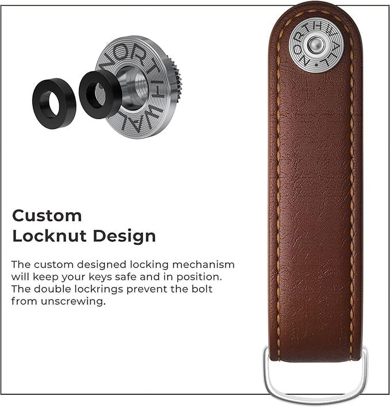 Northwall Keychain Holder, Key Holder Pocket Secure Key Ring, Keychain Accessories for Men, Key Chain Organizer ThorKey