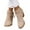 Beige |#16, variant on Women Chelsea Ankle Boots Bow Knot Chunky Block Heel Round Closed Toe Zipper Sock Booties Suede Leather Metallic Thick Heels Dress Boot Ladies Vintage Office Wedding Winter Fall Shoes