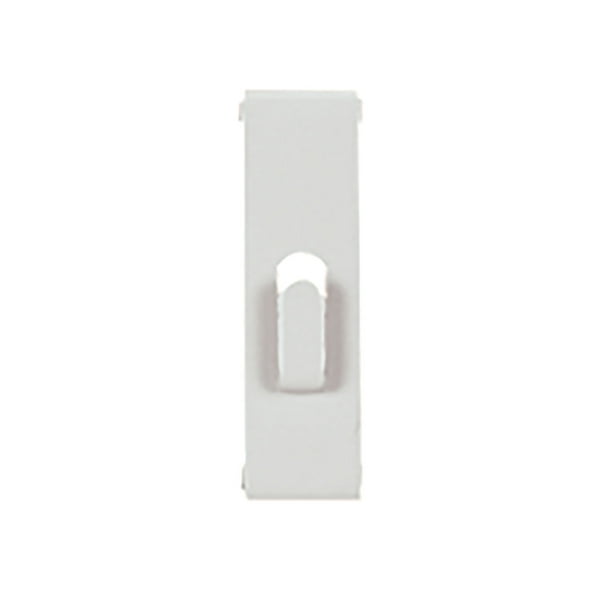 White Notch Hook for Wire Grid - Pack of 50 - Walmart.com