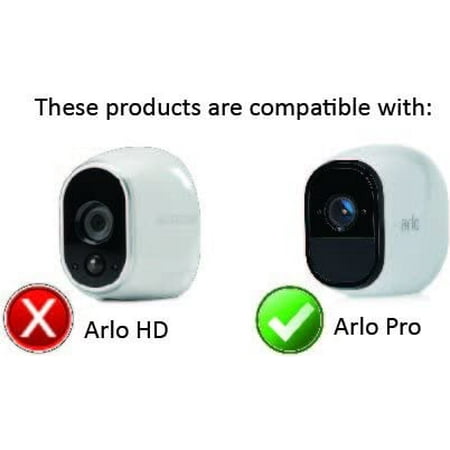 Wasserstein - Silicone Skin for Arlo Pro Smart Security Cameras (3-Pack) - Black/Brown/Gray