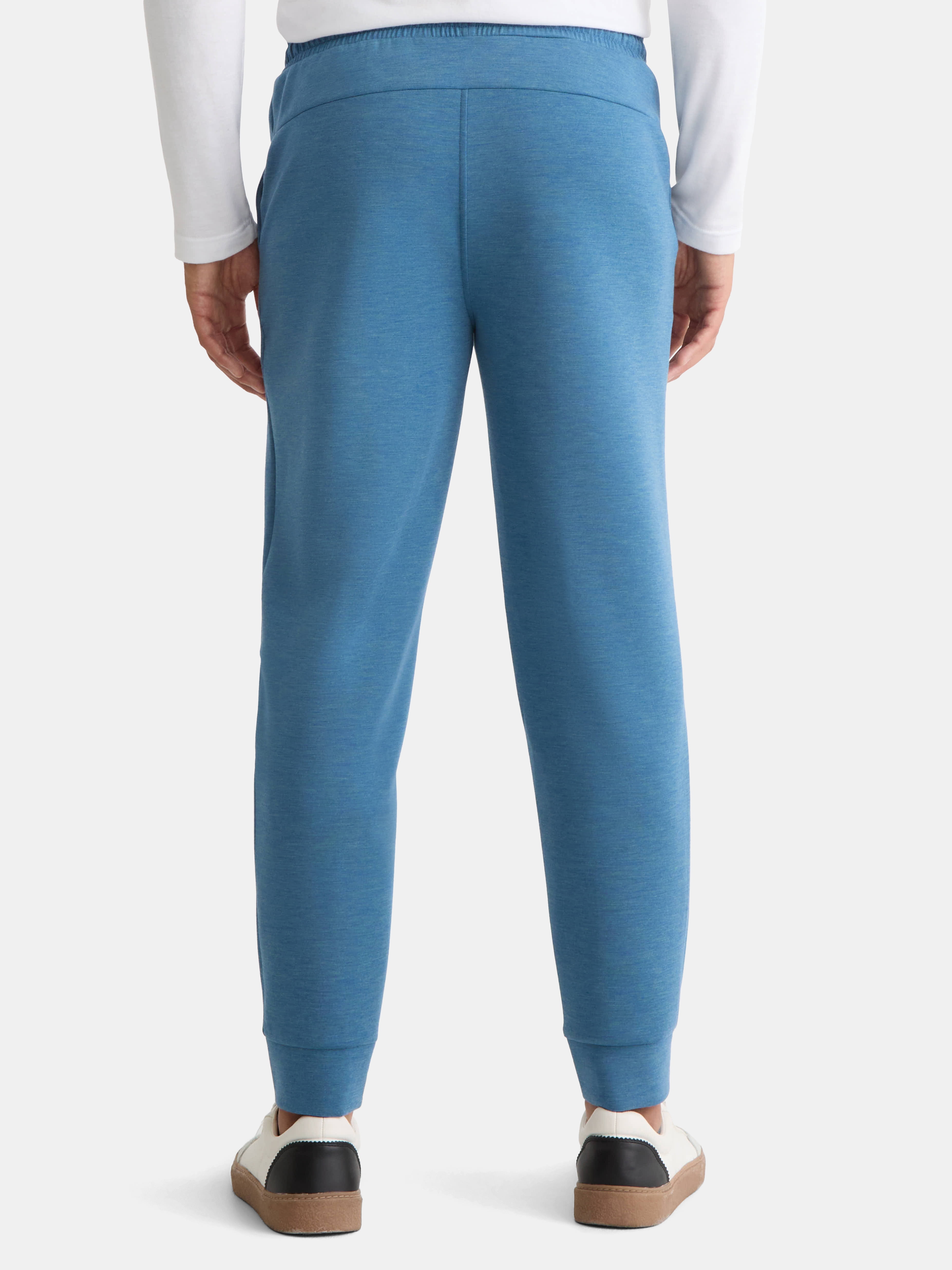 Athletic Works Men's and Big Men's Fusion Double Knit Joggers Pants, Sizes S-5XL