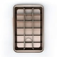 thumbnail image 6 of 18 Cavity Brownie Baking Pans Removable Non-stick Cake Mold Cake Pan High-carbon Steel 8*12 inch, 6 of 6