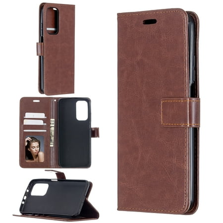 For Xiaomi Mi 10T Pro Crazy Horse Texture Horizontal Flip Leather Case with Holder & Card Slots &
