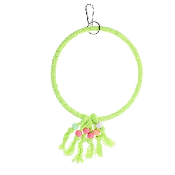 Parakeet Bird Toys for Cockatiels Parrot Swing Big Cage Chew Supplies Striped Bass