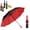 Red, variant on Large Automatic Sun & Rain Umbrella, 125cm Windproof Folding Umbrella, UPF 50+ UV Protection, One-Button Auto Open for Men, Women, Travel & Outdoor Use