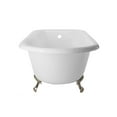 thumbnail image 2 of Heritage 72 Inch Cast Iron Classic Clawfoot Tub - No Faucet Drillings, 2 of 2