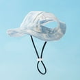 thumbnail image 4 of Dog Cat Sun Hat Outdoor Pet Hood Breathable Fisherman Headdress Summer Spring Tie Dye Lightweight Comfortable Adjustable, 4 of 8