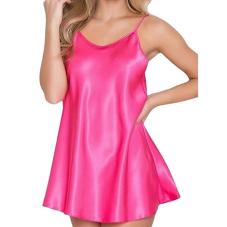 

Capreze Women Summer Casual Nightgown Sleeveless Chemise Oversized Babydoll Sleepshirt Valentine s Day Strappy Sleepwear