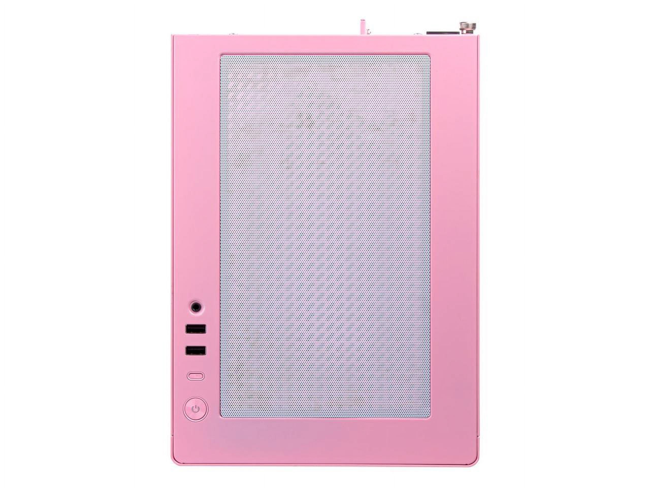 SilverStone Technology SUGO 16 Pink Mini-ITX Small Form Factor case with All Metal Construction, SST-SG16P