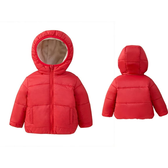 Toddler Baby Girls Winter Coat,Little Boys Girls Puffer Coat with Hoods Lightweight Puffer Jacket for Toddler Baby Boys Child Puffer Jacket Toddler Winter Clothes
