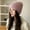 B1, variant on Womens Winter Ribbed Beanie Crossed Cap Chunky Cable Knit Pompom Soft Warm Hat