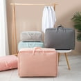 thumbnail image 2 of CSChome Clothes Storage Bag Waterproof Clothes Storage Organizer Large Capacity Zipper Oblong Shape for Home, 2 of 6