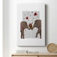 thumbnail image 6 of Elephant Bouquet, Portrait Premium Gallery Wrapped Canvas - Ready to Hang, 6 of 9