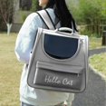thumbnail image 5 of LargeCapacity Pet Supplies, Cat Out Portable Space Bag, SunProof Breathable Pet Bag Gray Ref: 4279, 5 of 5