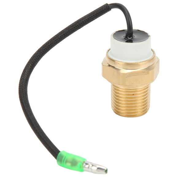 Thermostat Water Pump Switch Sensor, Rustproof Original Standard 3085352 Long Durability High Sensitivity Brass Thermo Switch Sensor for Automotive
