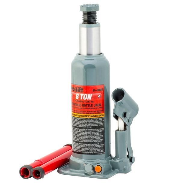 Pro Lift B 008d Grey Hydraulic Bottle Jack 8 Ton Capacity Walmart Com Walmart Com