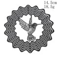 thumbnail image 1 of Wind Spinner for Yard Garden Magical 3D Visual Effect Flowing Wind Chimes Catcher Mirror Reflective Hanging Decor Bird Deterrent, 1 of 5
