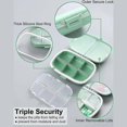 thumbnail image 4 of 3 Pack 8 Compartments Travel Moisture Proof Small Pill Box For Pocket Purse Daily Pill Case Portable Hy, 4 of 5