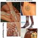 thumbnail image 5 of 16-sheet Metal Tattoo Stickers, 150+ Patterns Temporary Metal Tattoo Stickers, Fake Tattoo Stickers Waterproof Sparkling, Suitable For Adults Or Kids, 5 of 5