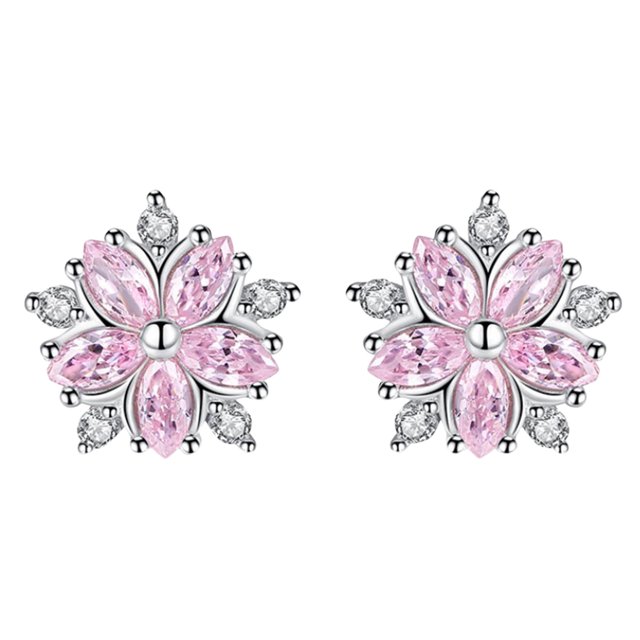Pendientes de la flor de la moda Pendientes de las mujeres de diseño de gama alta Temperamento Pendientes Adecuado para Regalar
