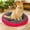 Red, variant on Taicans Small Cat Bed,Self Warming Cat Mat with Pillow Around,Dog Kitty Curling Sleep Cushion,Soft Kitten Pad for Carrier/Crate,Rabbit Warm Bed,Antiskid Bottom,Washable,17.7in