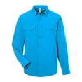 thumbnail image 4 of CORE365 CE510L Men's Ultra UVP Marina Shirt-Electric Blue-XL, 4 of 6