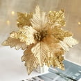 thumbnail image 7 of 4Pcs Christmas Tree Flowers Faux Flowers Decoration Artificial Poinsettia Ornaments for Christmas New Year Home Outdoor Decoration, 7 of 7