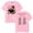 pink, variant on Matt Rife Merch Tour T-shirt women's men's fashionable round neck short sleeved T-shirt top