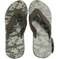thumbnail image 4 of U.S. Army Adult Men Mossy Oak Camo Sandals Flip Flop Thong Camouflage Flip Flops (Size Small Brown Upper), 4 of 5