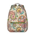 thumbnail image 1 of Abstract Bohemian Style Waterproof Backpack for Student, Durable Oxford Cloth, Scratch-Resistant, Adjustable Straps with Large Capacity for School, Travel, Outdoor, and Sports Activities, 1 of 5