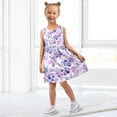 thumbnail image 7 of Girls Dress Purple Blueberry Sleeveless Dress for Girls Hem A-Line Casual Sundress, 7 of 7