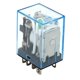 thumbnail image 3 of Coil Power Relay with Socket Base for DIN Rail DC12V DC24V AC24V AC110V AC220V, 3 of 7