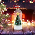 thumbnail image 3 of Record a Message Christmas Tree,Christmas Decor,Recordable Christmas Tree Bottle, Voice Message Glass Ornament, Light Up Festive Decoration for Home Party and Gifting(Green), 3 of 8