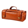 thumbnail image 2 of Shaving Toiletry Bag, Small Size Toiletry Bag, Brown For Man Woman, 2 of 8