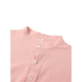thumbnail image 4 of Fiomva Men s Shirt Solid Color Henley Neck Tops Pullover with Pocket and Buttons for Summer Fall, 4 of 6