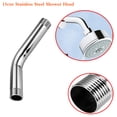 thumbnail image 3 of Injueey Extensión de cabezal de ducha de acero inoxidable de 1/2 , brazo de ducha en ángulo, tubo de manguera Extra, accesorios de baño para ducha Juegos de accesorios de baño Injueey GJ4595-00B, 3 of 6