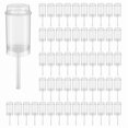 thumbnail image 1 of 80Pcs Food Pusher Round Shaped Push-Pops Cake Cup with Lid Cake Push Pops Containers Cakepop Round Plastic Container, 1 of 8