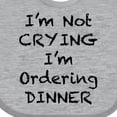 thumbnail image 4 of Inktastic I'm Not Crying, I'm Ordering Dinner Boys or Girls Baby Bib, 4 of 4
