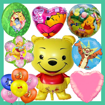 Winnie the Pooh and Friends Balloon Bouquet – 13 Pieces
