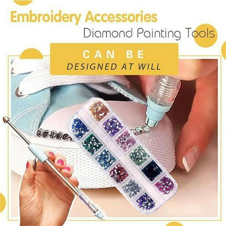 Diamond Painting Pen Bling It on Embroidery Accessories Diamond Painting  Tools DIY Decorative Tools Point Drill Pen Nail Point Drill Manual Point  Drill Pen
