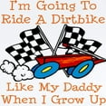 thumbnail image 2 of CafePress - Dirtbike Like Daddy Infant Bodysuit - Baby Light Bodysuit, Size Newborn - 24 Months, 2 of 4
