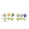 thumbnail image 3 of 20pcs Spring Wobbly Flower Car Dashboard Ornament Interior Decor | Shaking Head Sunflower Car Dashboard Decorations, Dashboard Flowers Car Decor & Home Office Desk, Shape C, 10PC, 3 of 5