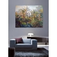 thumbnail image 2 of Monet "Garden in Bordighera, Impression of Morning" (1884) Glossy Poster, 2 of 2