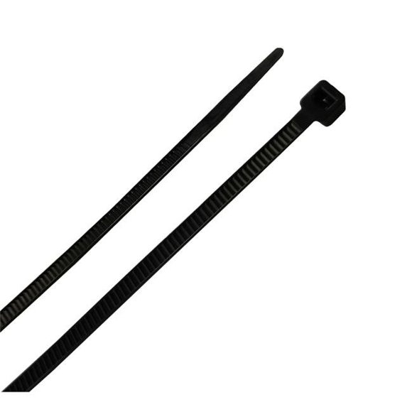 Home Plus 3004653 4 in. Cable Tie, Black - Pack of 100